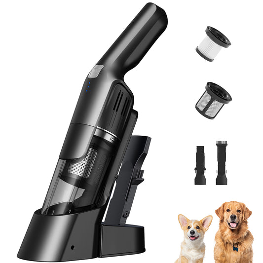 HawKam CA038 Cordless Handheld Vacuum, 24KPA Powerful Car Vacuum, Rechargeable, Charging Dock, Ergonomic Handle