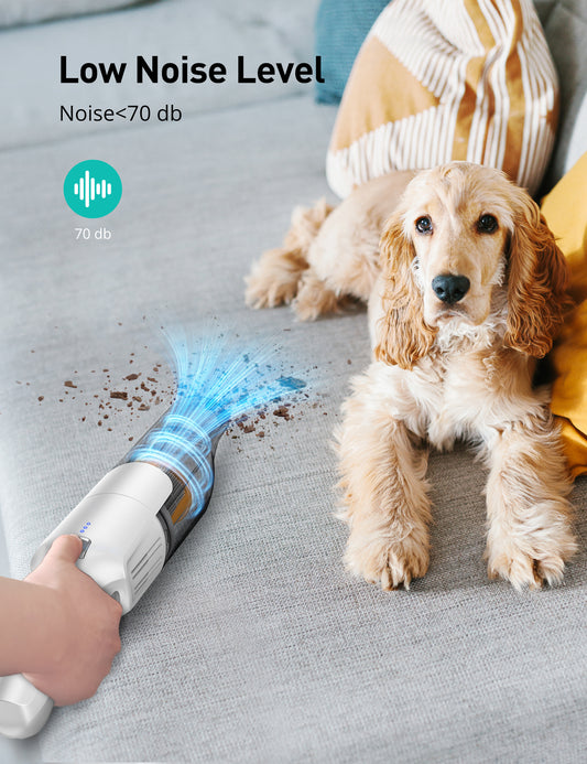 HawKam CA038 Cordless Handheld Vacuum, 24KPA Powerful Car Vacuum, Rechargeable, Charging Dock, Ergonomic Handle