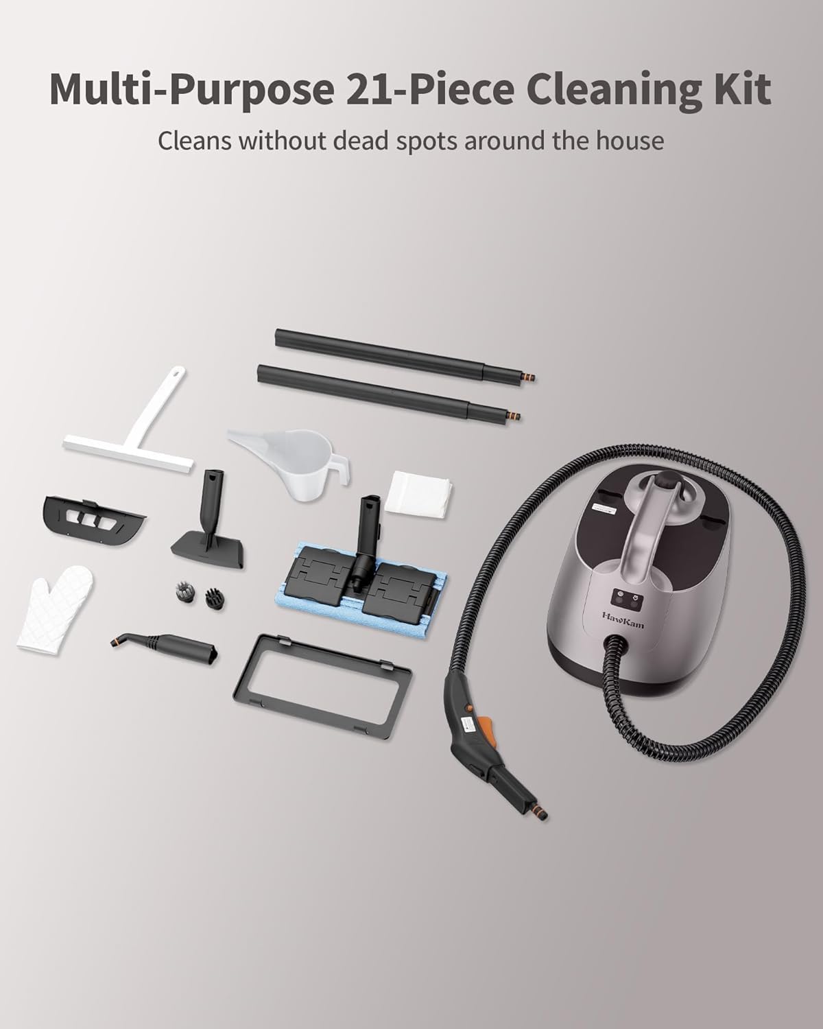 HawKam Multipurpose Steam Mop Cleaner for Home Use