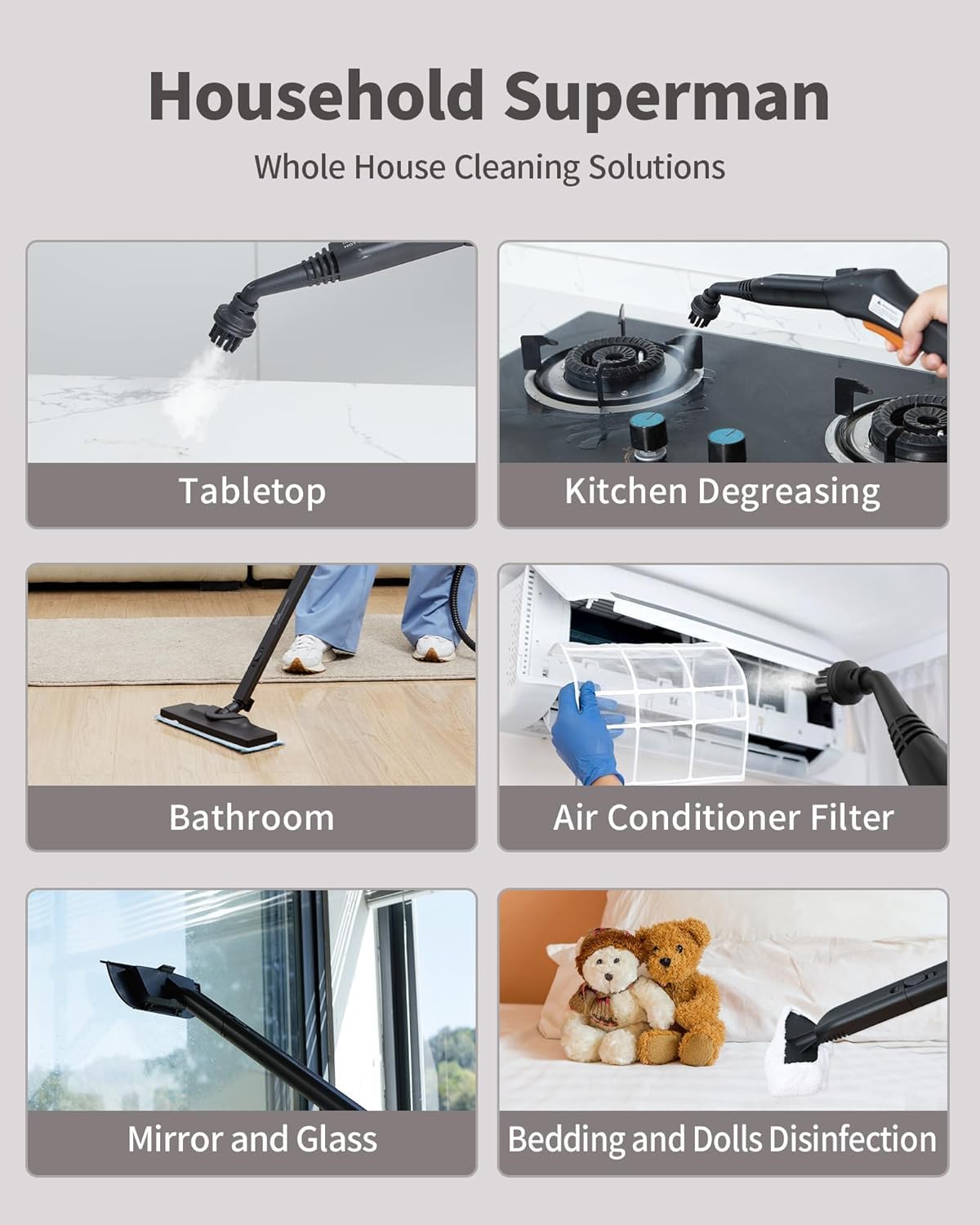 HawKam Multipurpose Steam Mop Cleaner for Home Use