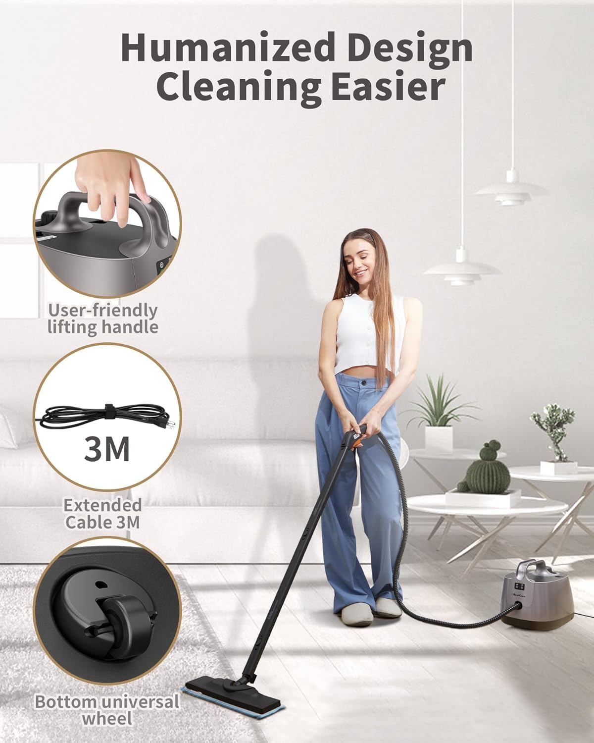 HawKam Multipurpose Steam Mop Cleaner for Home Use