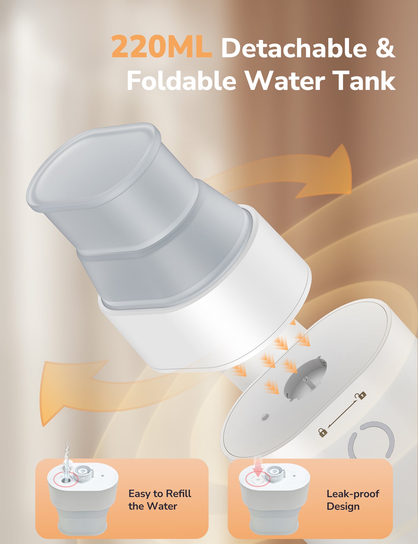 Hawkam 2-in-1 Compact Steam Irons with 220ml Water Tank