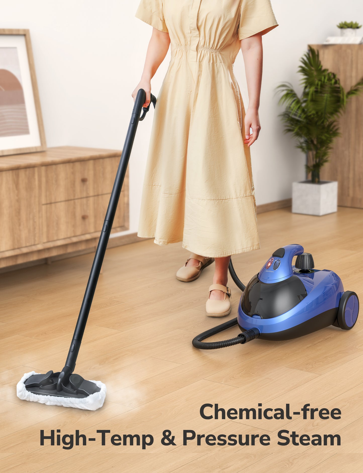 Hawkam Multipurpose Heavy Duty Canister Steam Cleaner for Home