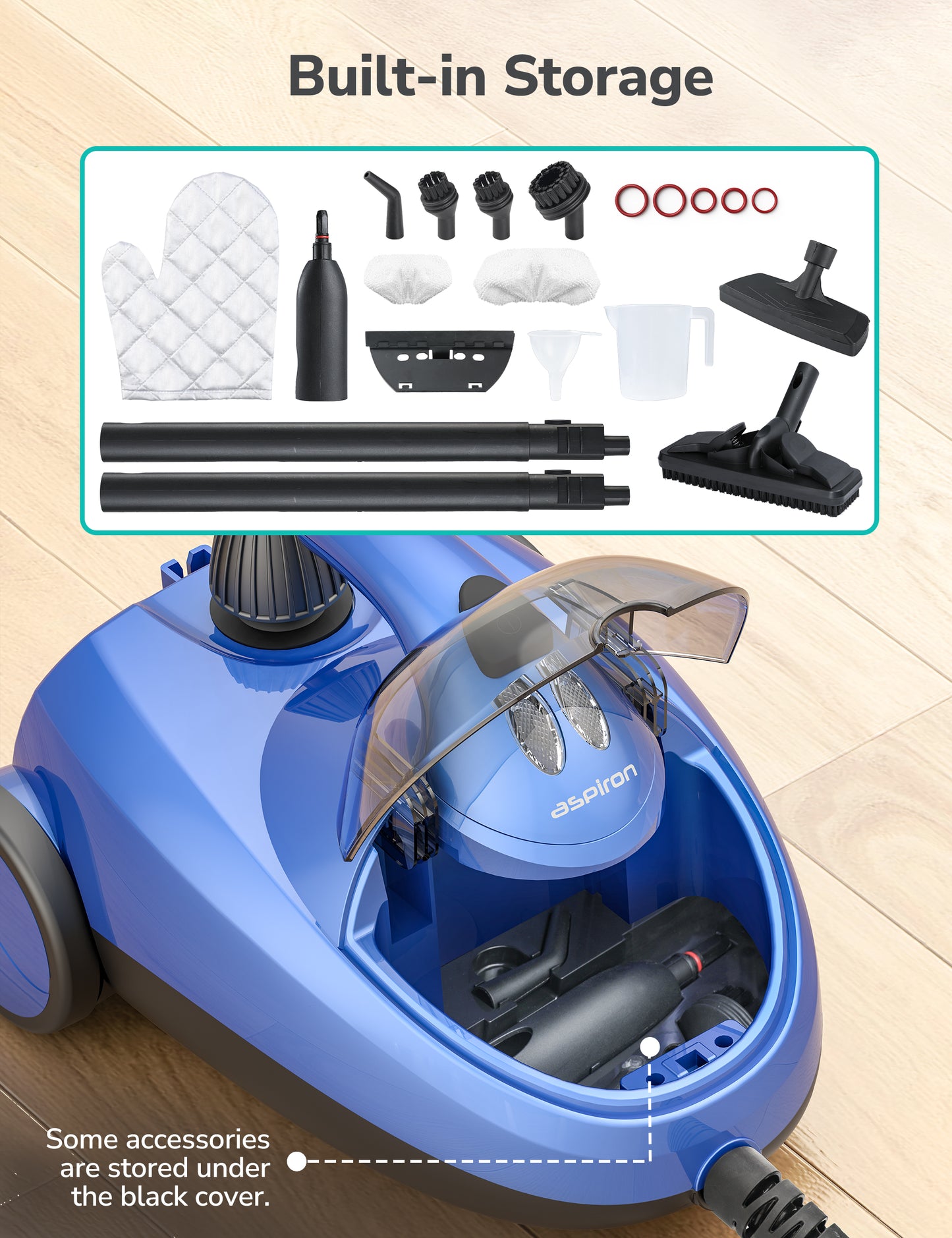 Hawkam Multipurpose Heavy Duty Canister Steam Cleaner for Home