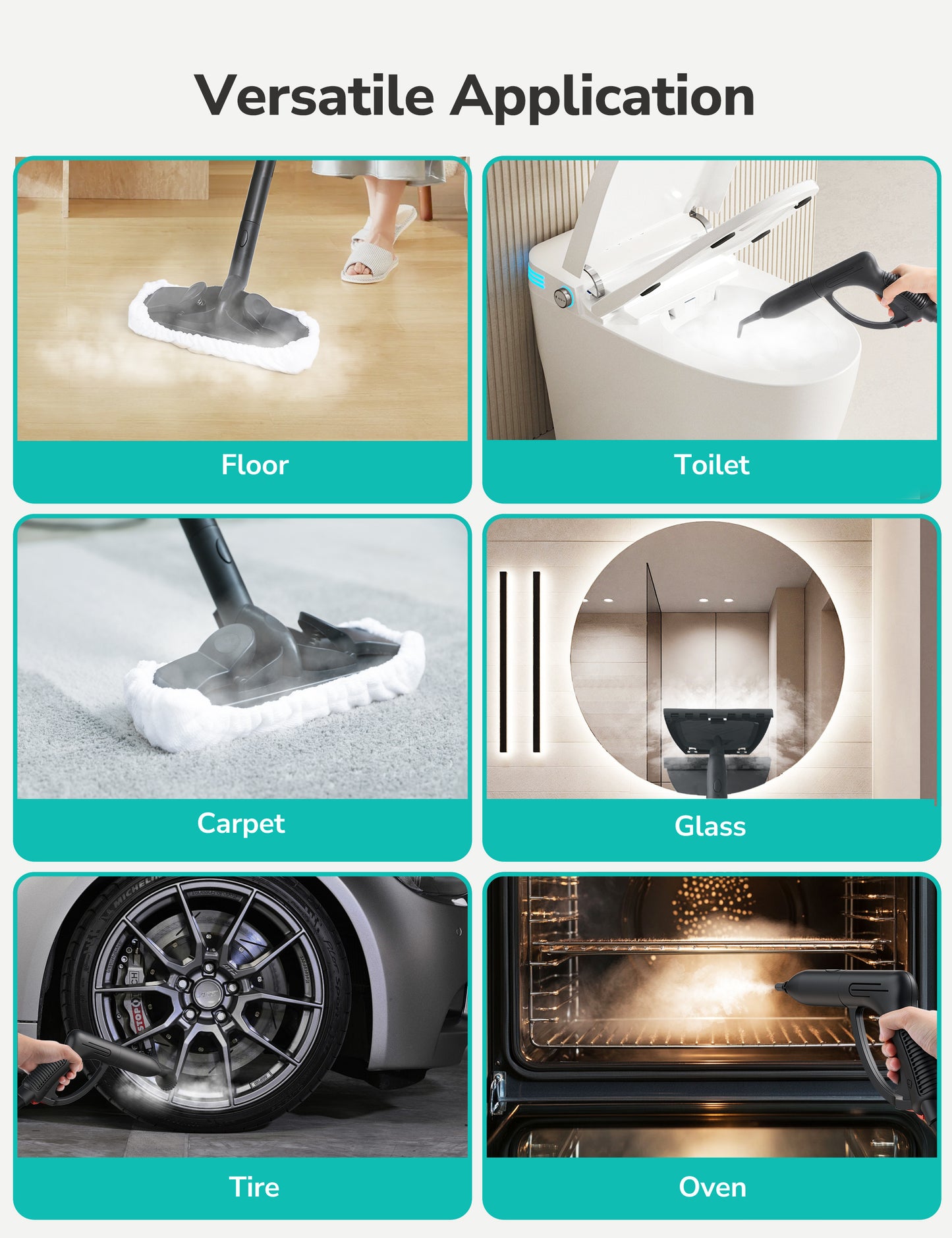 Hawkam Multipurpose Heavy Duty Canister Steam Cleaner for Home